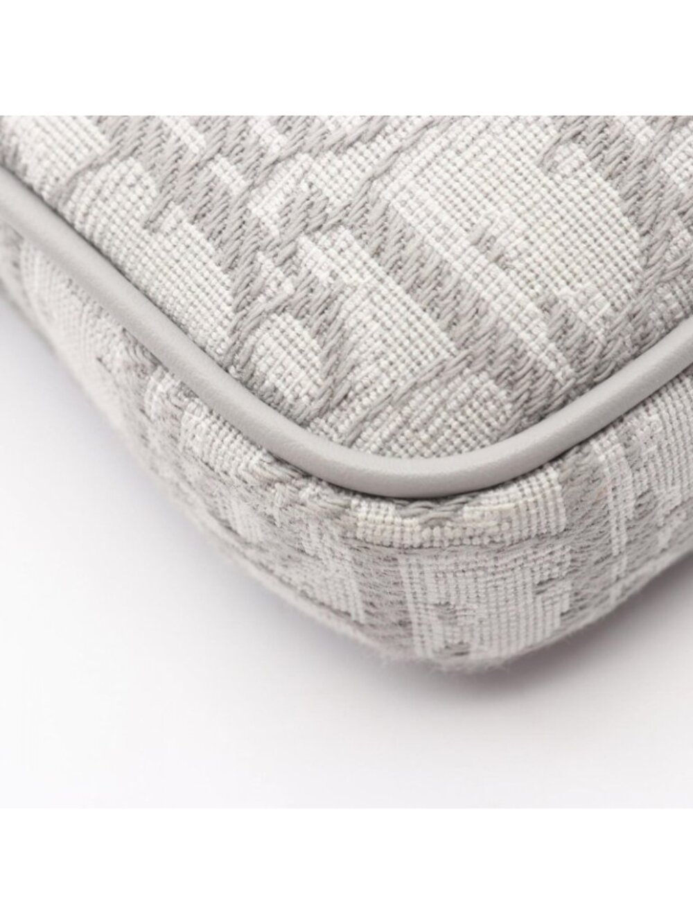 Dior Shoulder Bag Kids Multi Function Small White Oblique Gray Canvas - Picture 5 of 8